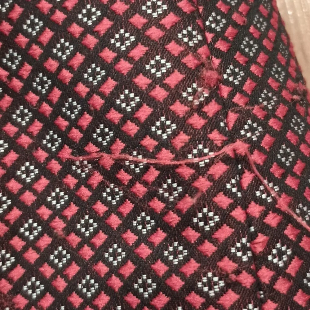 Club Monaco gray red block mini skirt size 6 - Picture 3 of 5